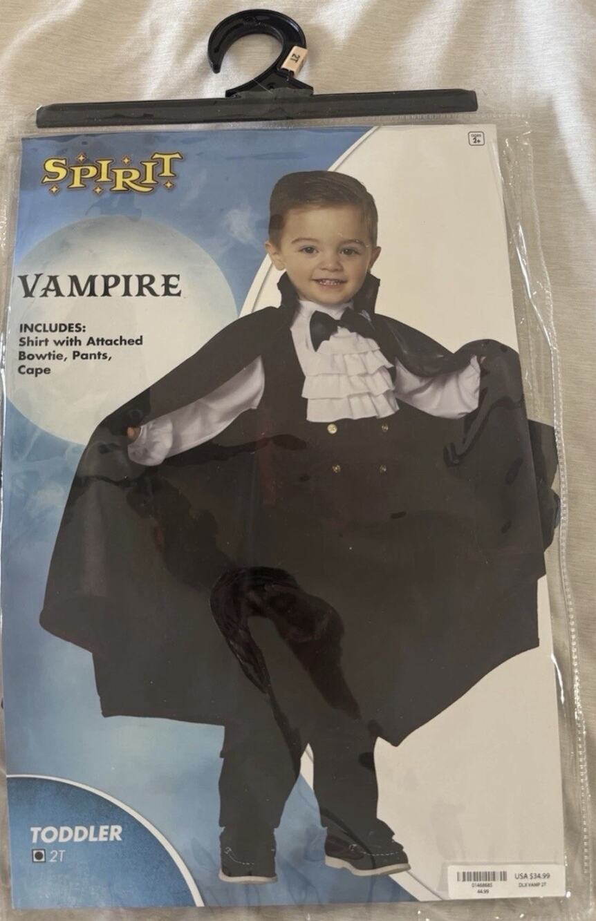 Vampire Costume Kids Toddler Size 2T